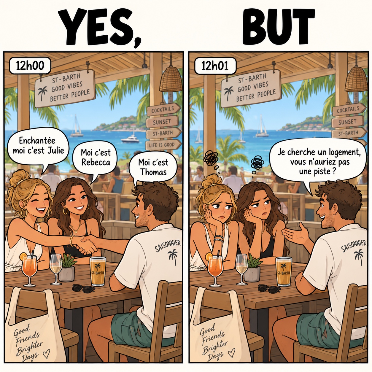 Faire connaissance… puis demander un logement
