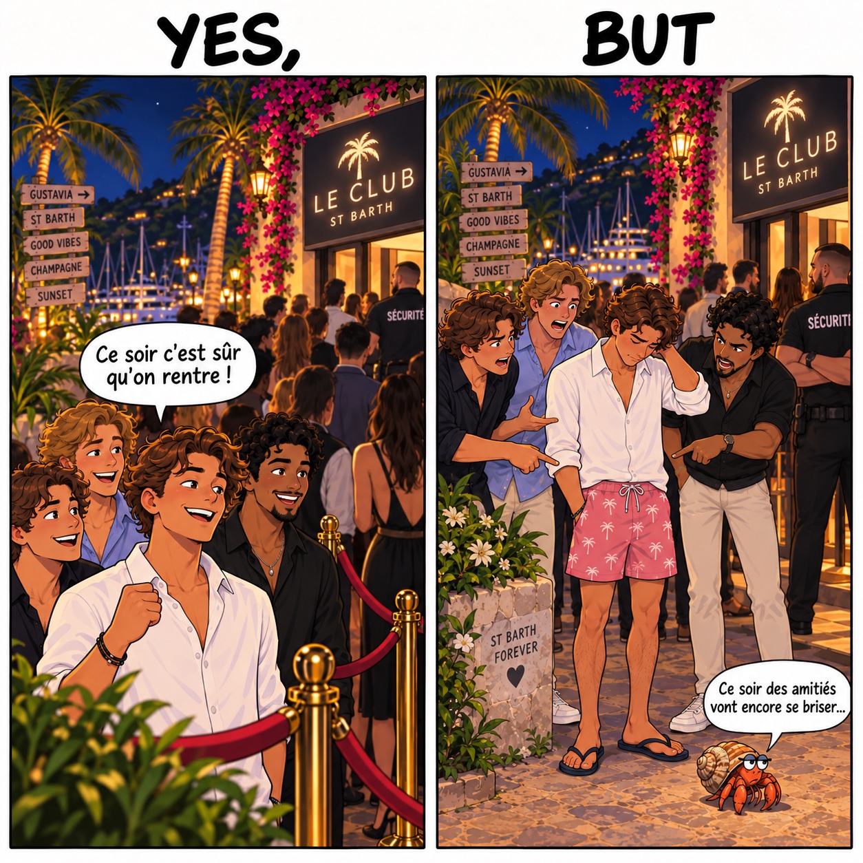 La tenue de soirée… version short de plage
