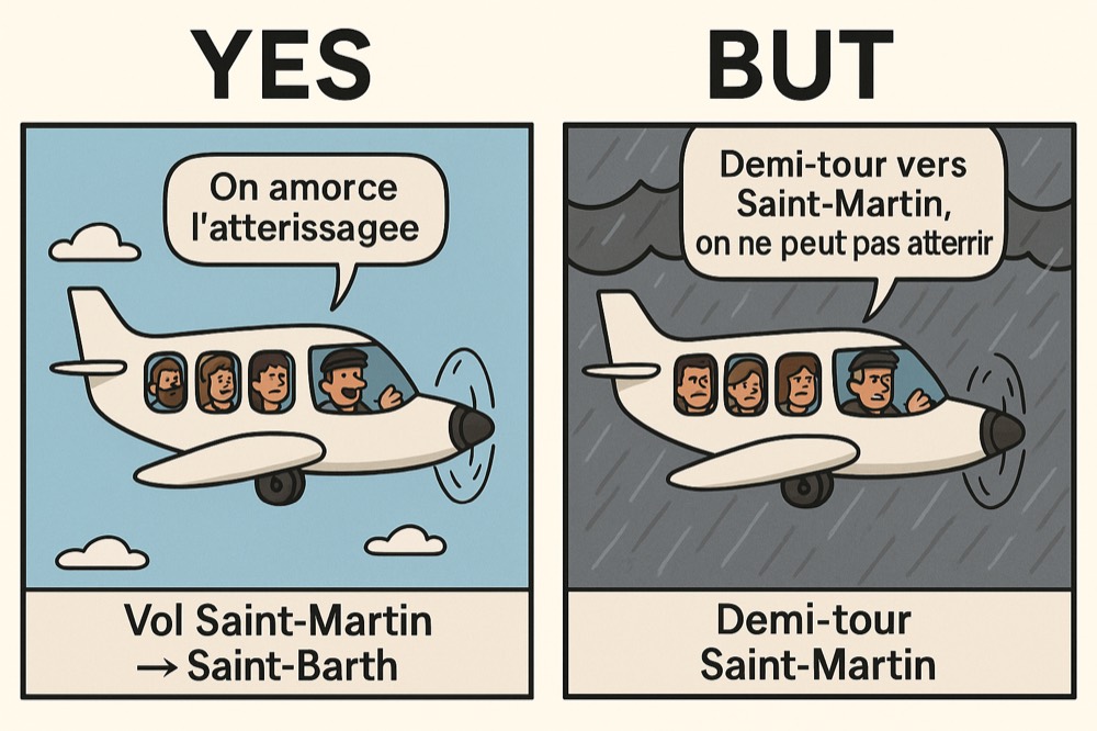 “On arrive…” Oui, mais non.