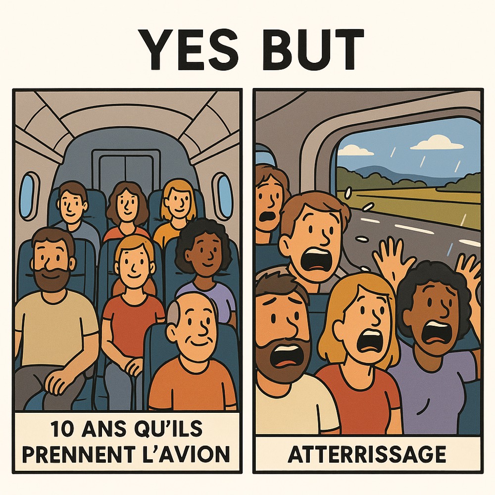 10 ans de vols tranquilles… et là, tu cries.