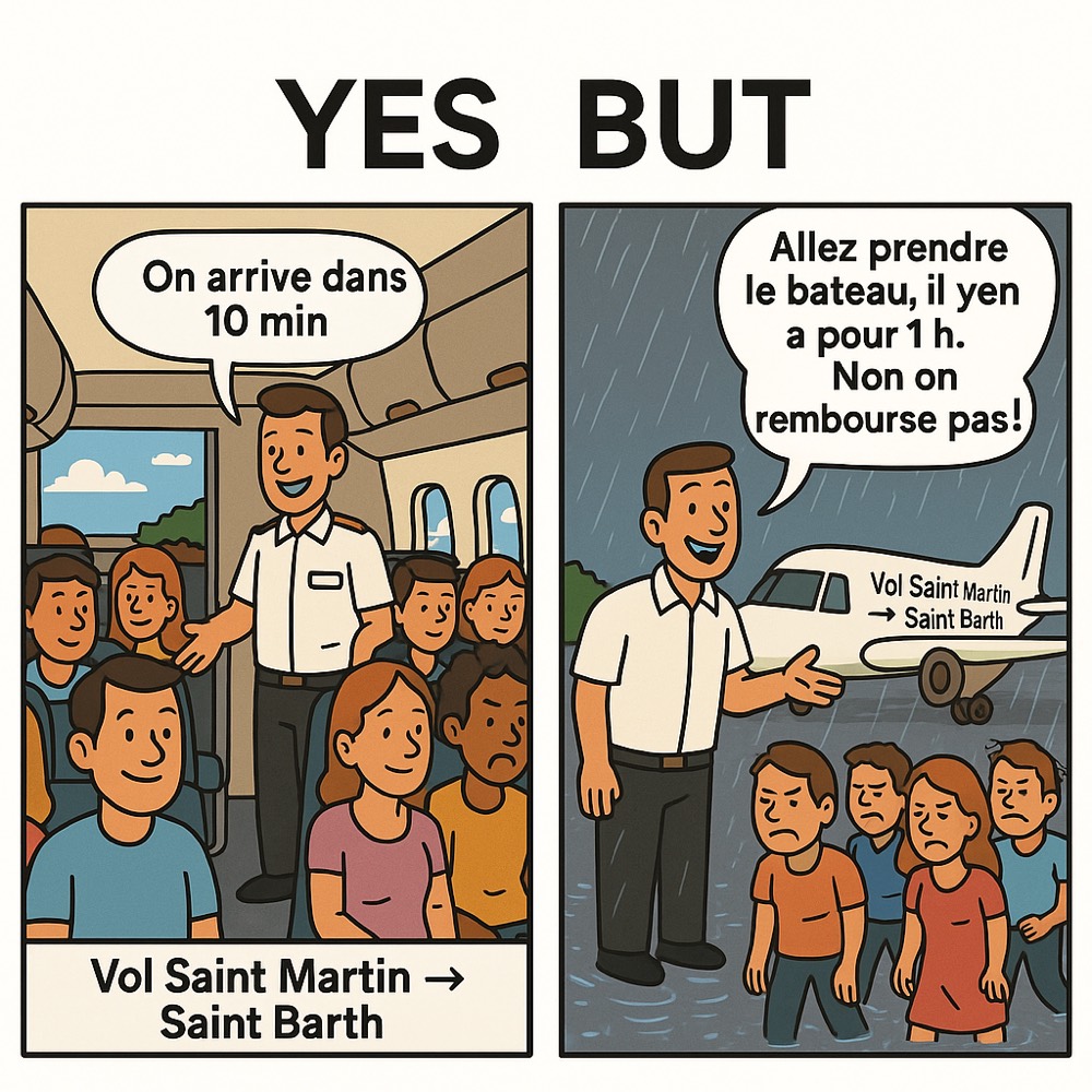 Quand ton vol décolle… mais pas dans le bon sens.