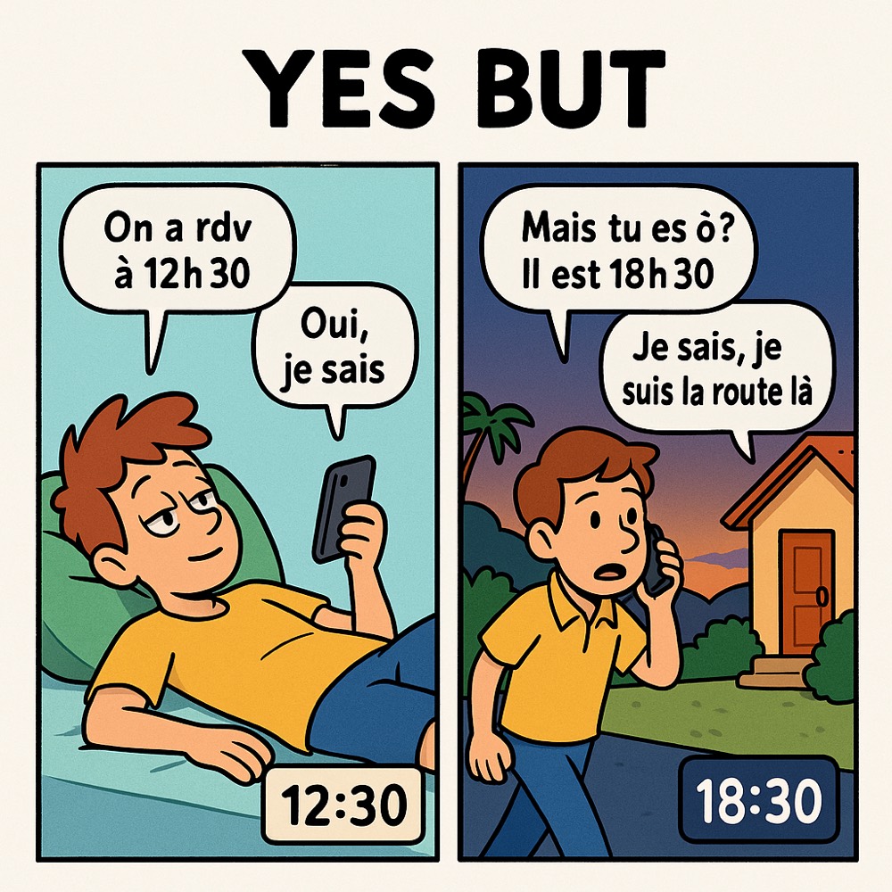 Le quart d’heure antillais ?