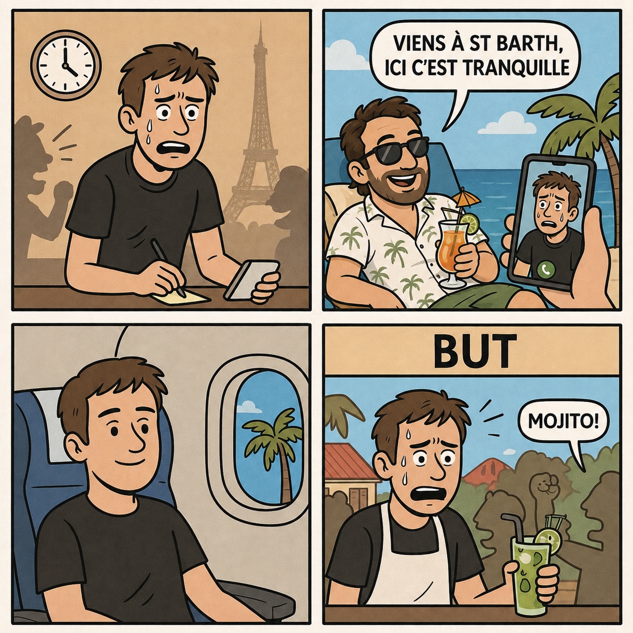 “Viens à Saint-Barth… mais prépare-toi à bosser dur”