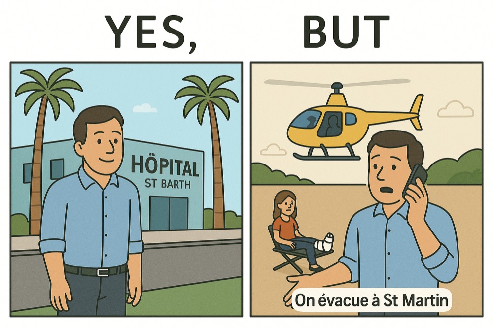 Un hôpital à Saint-Barth, oui… mais pas pour tout !